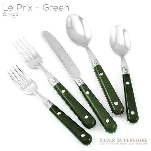 Le Prix Green 5pc Place Setting