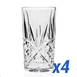 A photo of Dublin Crystal Highballs, Set of 4