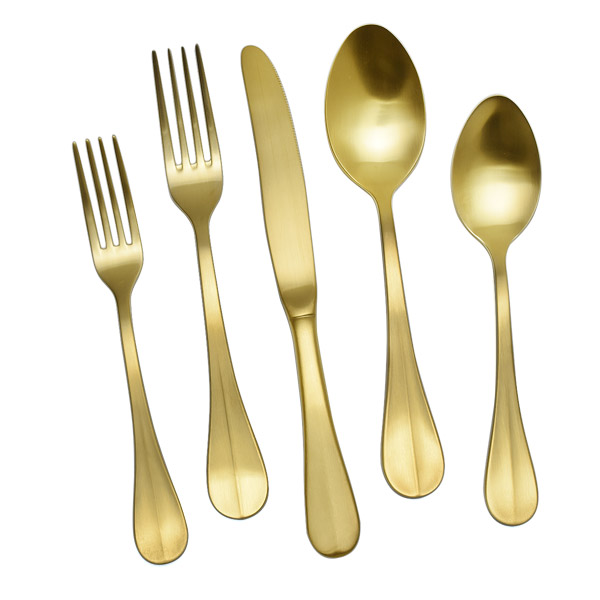 Memphis Gold 5pc Place Setting