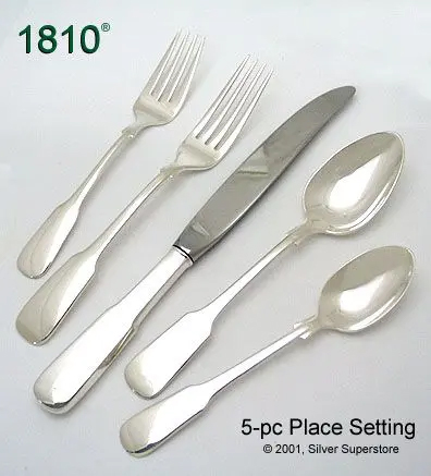 1810 5pc Dinner Setting, Oval Soup