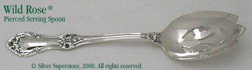 Wild Rose Serving Spoon