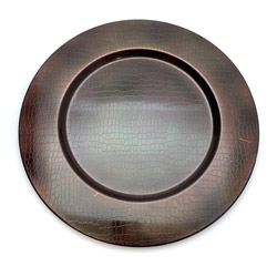 A photo of Charger Plate, Antique Copper - Clearance