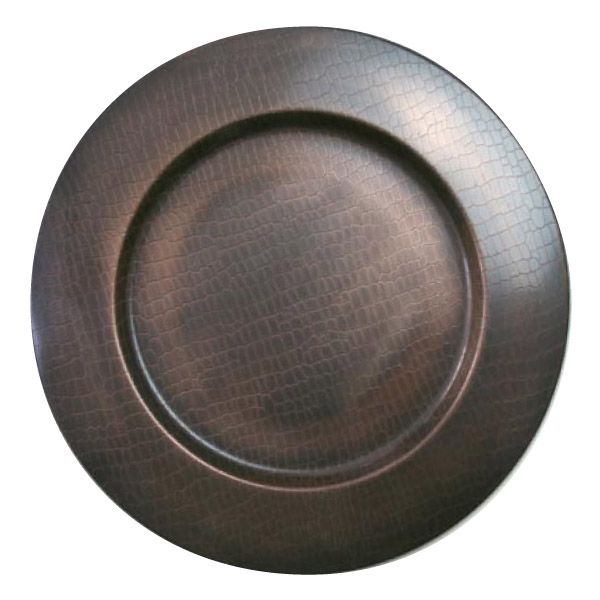 Charger Plate, Antique Copper - Clearance