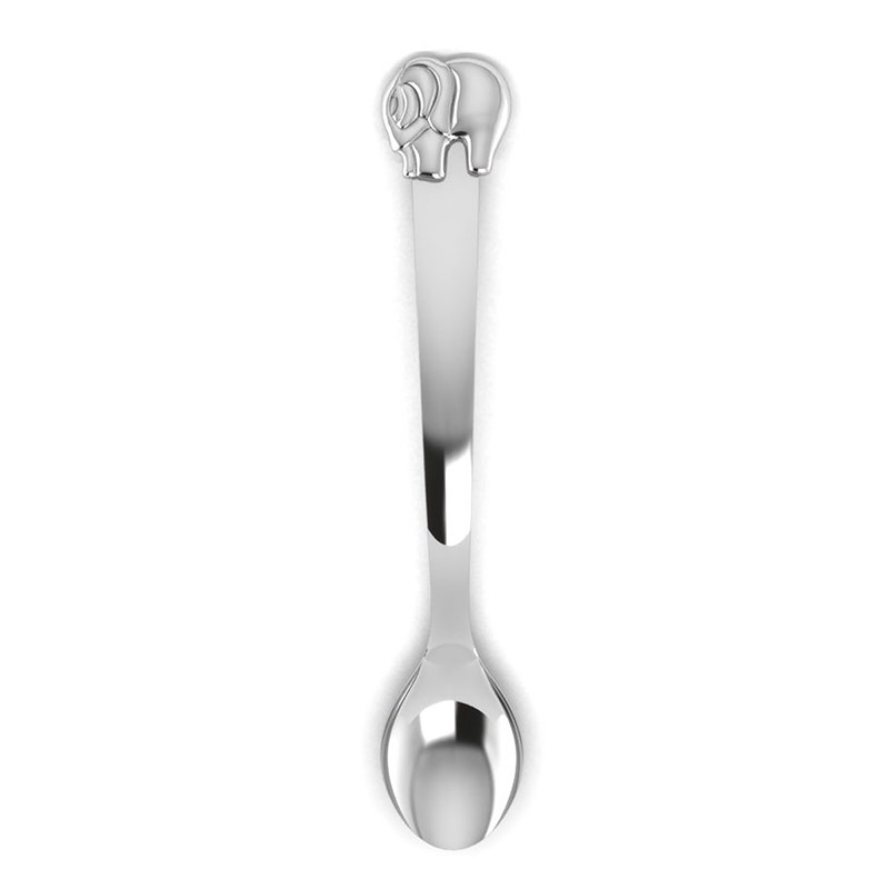 Elephant Feeding Spoon, Sterling