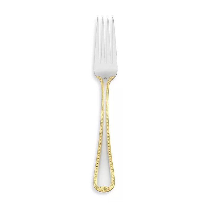 Vintage Jewel Gold Dinner Fork