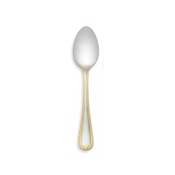 A photo of Vintage Jewel Gold Oval Soup Spoon