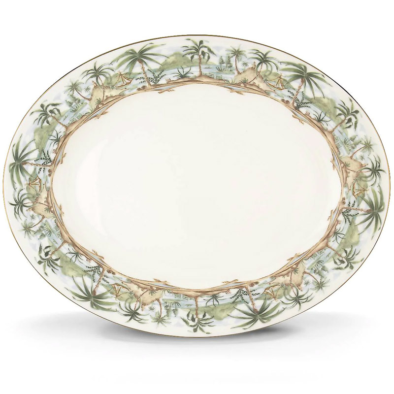 British Colonial 16 Oval Platter