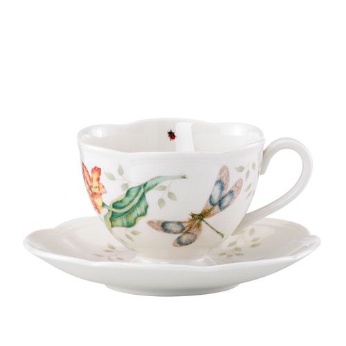 Cup and Saucer, Dragonfly