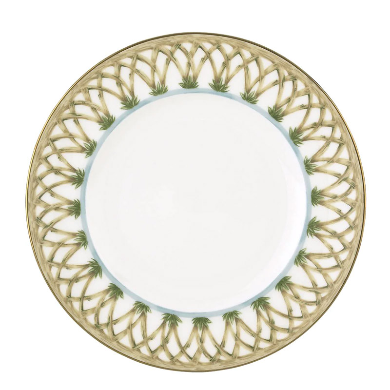 Colonial Bamboo Accent Plate