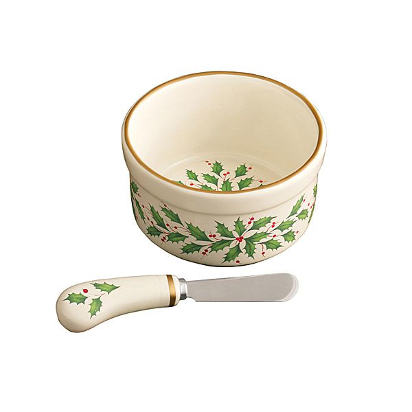 Dip Bowl with Spreader, 4.5in.