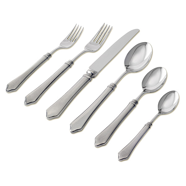 Violetta Pewter 6pc Place Setting