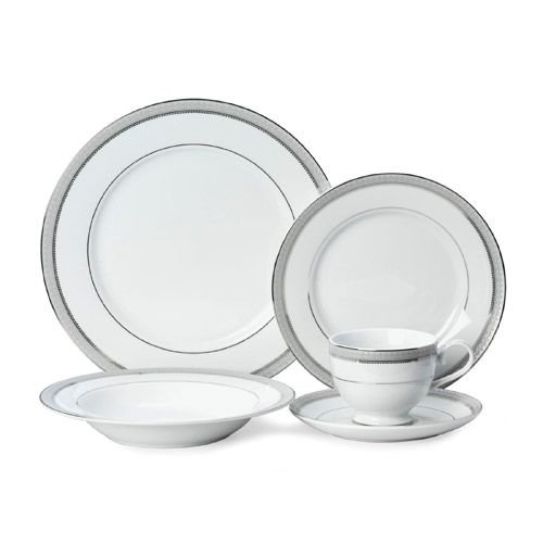 Platinum Crown 5pc Place Setting