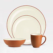 Noritake Colorwave Terra Cotta 4pc Place Setting, Coupe