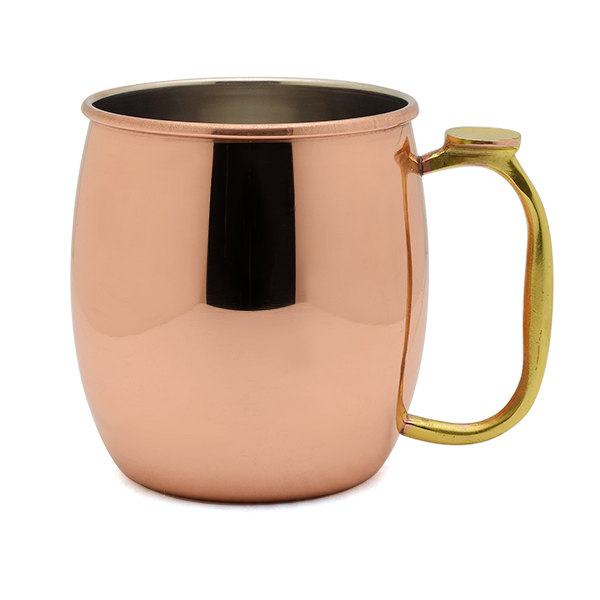 Copper Plated Classic Moscow Mule Mug, 22oz