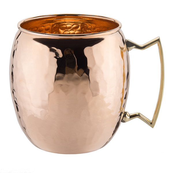 Hammered Moscow Mule Mug, Unlined, 16oz