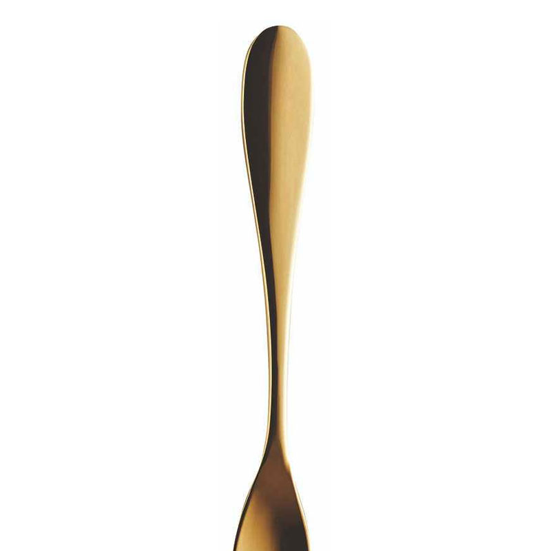 Onde Gold Dessert Knife Solid Handle