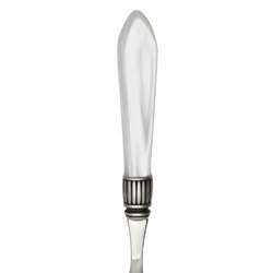 A photo of Porto White Large Serving Spoon