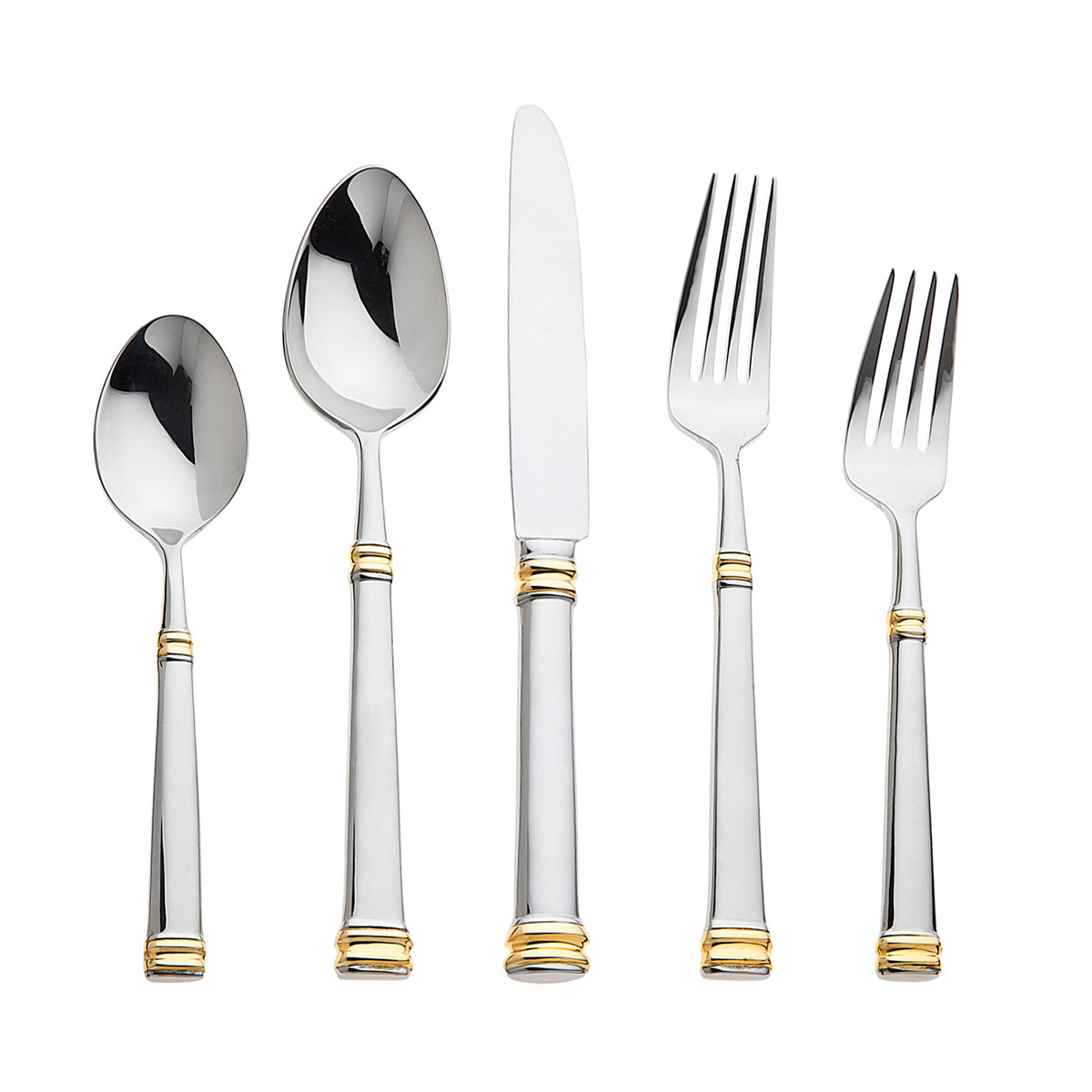 Bramasole Gold 5pc Place Setting