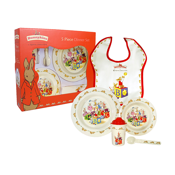 Bunnykins 5pc Dinner Set