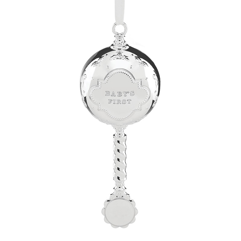 babys christmas rattle 2020 2020 Baby S 1st Christmas Rattle Reed Barton Silversuperstore Com babys christmas rattle 2020