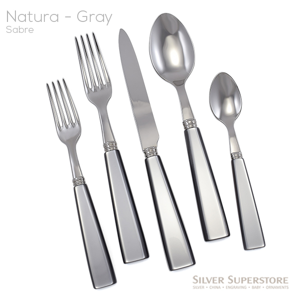 Natura Grey 5pc Place Setting