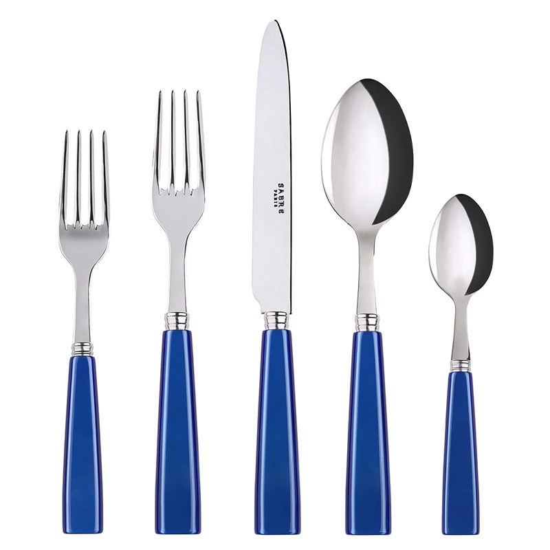 Icone Lapis Blue 5pc Place Setting