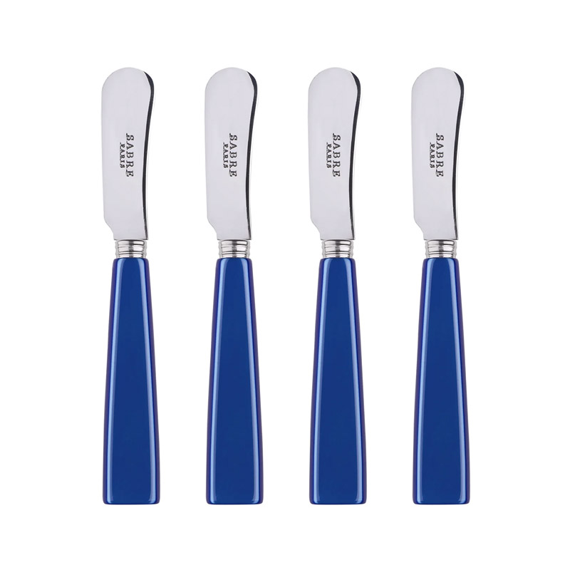 Icone Lapis Blue Butter Spreader, Set of 4