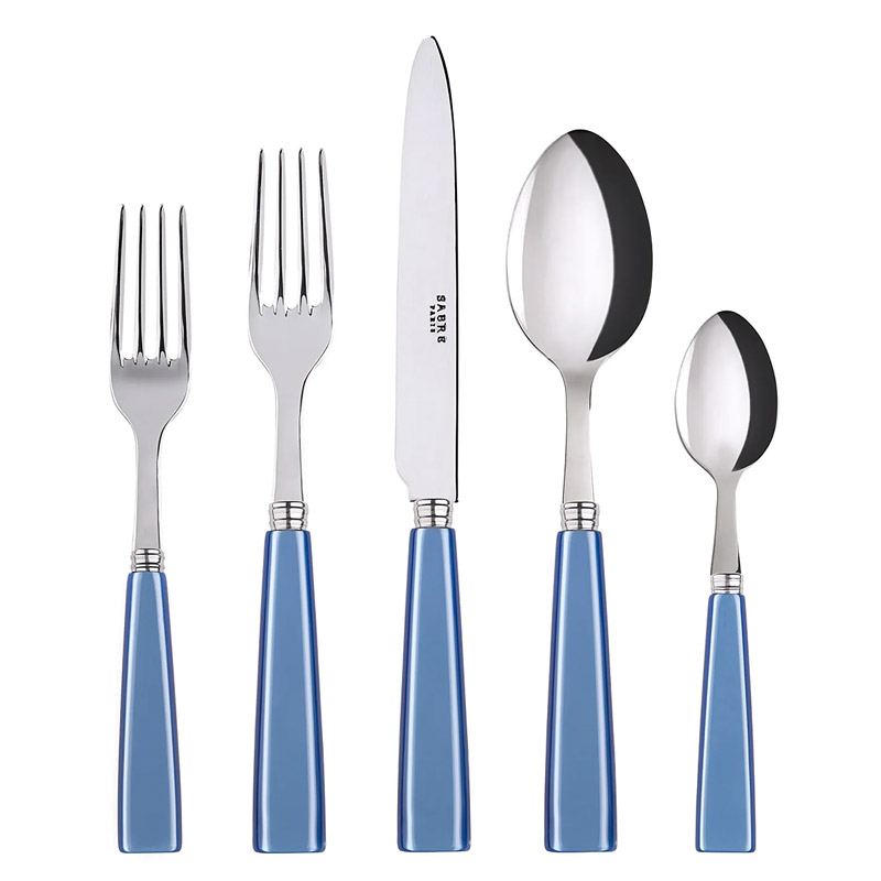 Natura Light Blue 5pc Place Setting