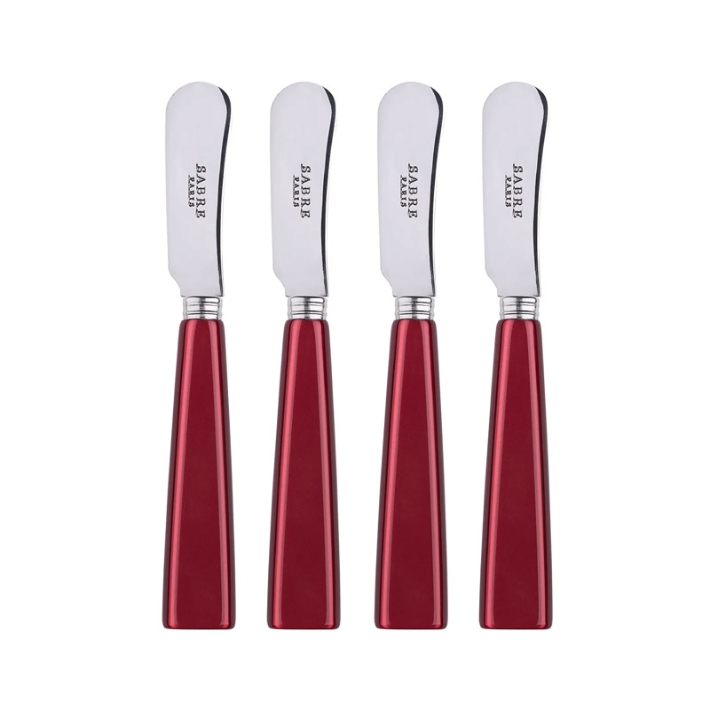 Icone Red Spreader, Set of 4