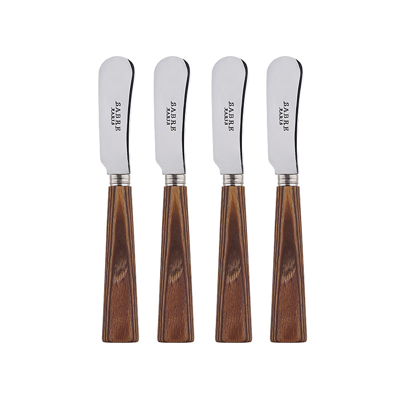 Nature Natural Wood Spreaders, Set of 4