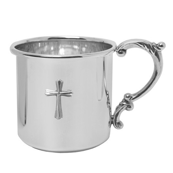 Scroll Handle with Cross Baby Cup