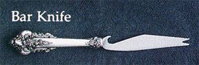 Sterling Silver Bar Knife