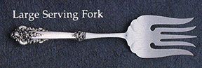 Sterling Silver Hollow Handle Serving Fork