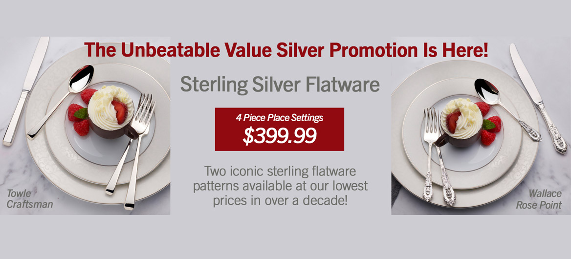 Rose Point and Craftman silverware promotion