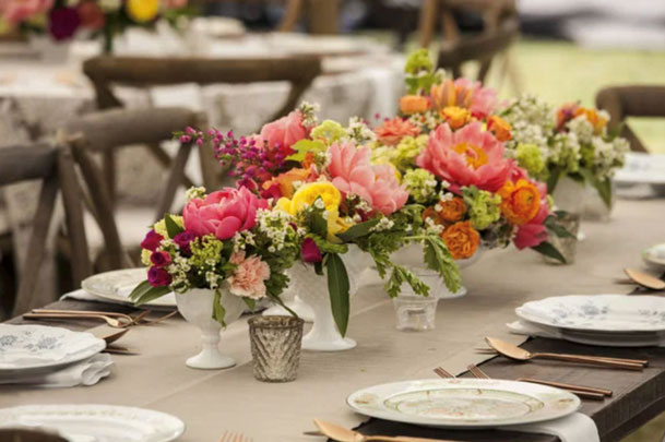 Flower Arraignment on a tabletop