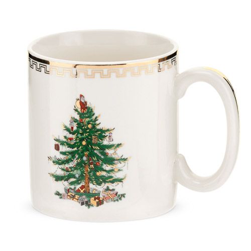 Christmas Tree Mug, Gold