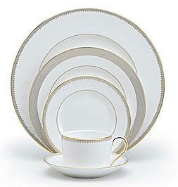 Vera Wang Golden Grosgrain Dinnerware