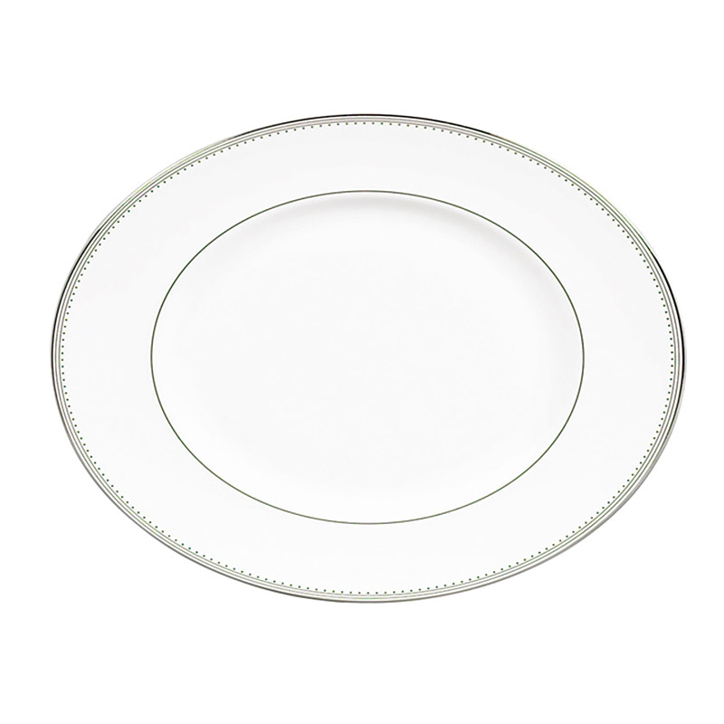 Grosgrain Oval Platter, 13.75in.