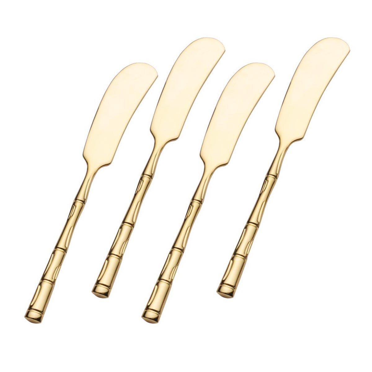 Bamboo Gold Butter Spreaders Set of 4