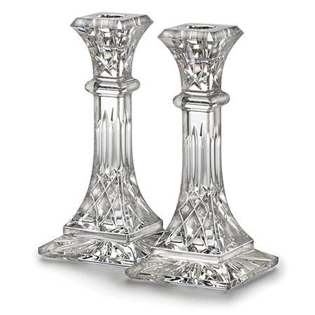 Lismore 8  Candlestick, Pair