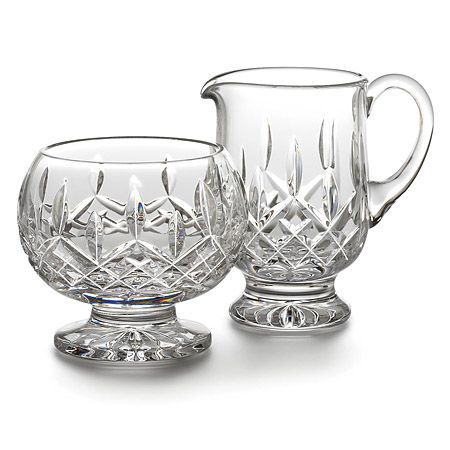 Lismore Footed Sugar & Creamer