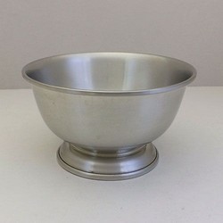 A photo of Pewter Revere Bowl, 6in. with Satin Finish