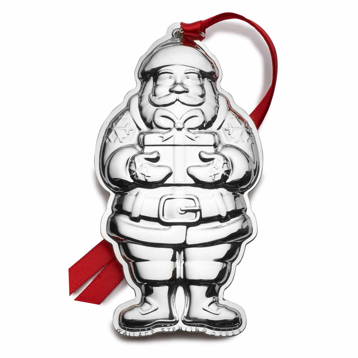 2022 Sterling Santa Ornament, 6th Edition