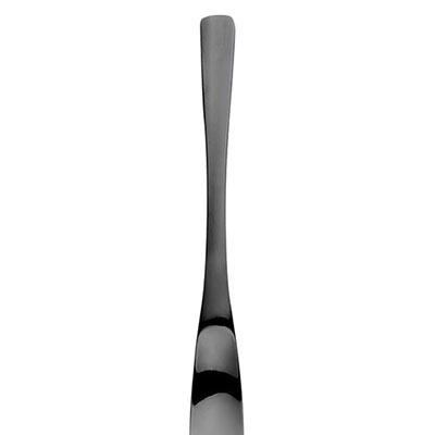 XY Black Dessert Knife, Solid Handle