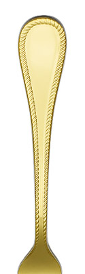 Blue Pheasant Louisa Polished Gold Stainless Flatware Handle