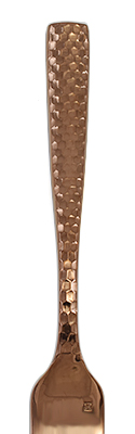 Fortessa Lucca Faceted Rose Gold Stainless Steel Flatware