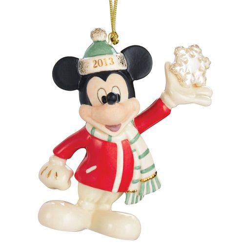 2015 Lenox Merry Little Mouse Mickey Porcelain Ornament | Silver Superstore