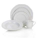 Mikasa Antique White Dinnerware Silver Superstore