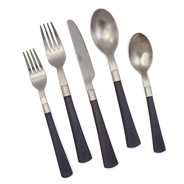 Colorwave Graphite by Noritake, Stainless Flatware