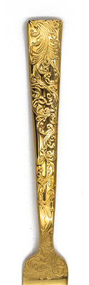 Ricci Parisian Garden Gold Stainless Flatware Handle